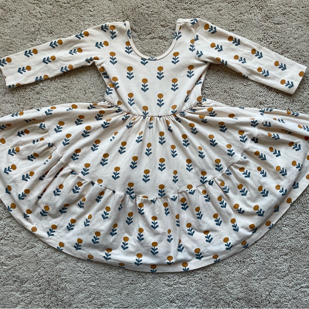 Alice + Ames sz 3 winter bloom tiered ballet dress